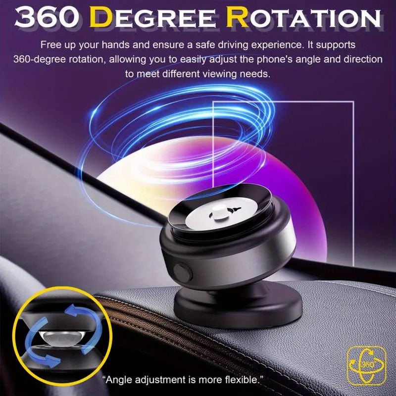 360° Rotatable Magnetic Car Phone Mount