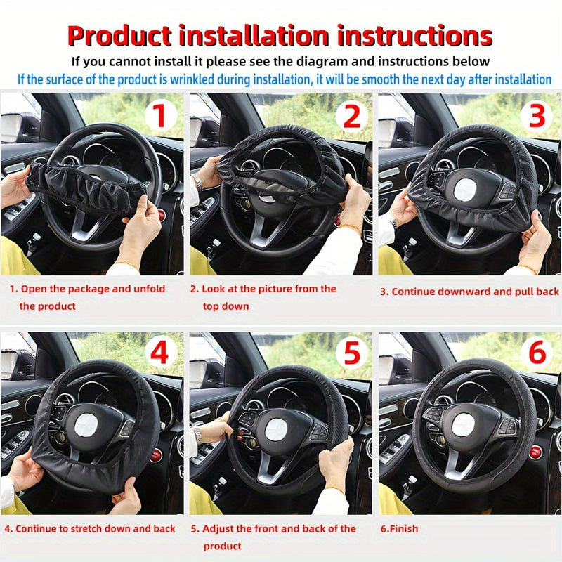 Car Steering Wheel Cover