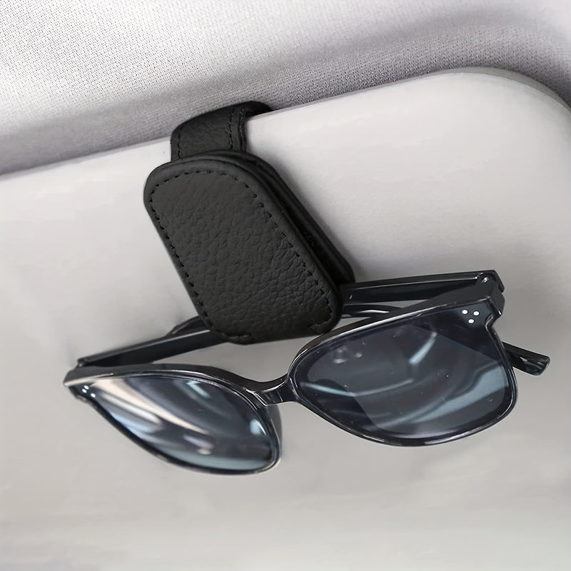 Magnetic Genuine Leather Sunglasses