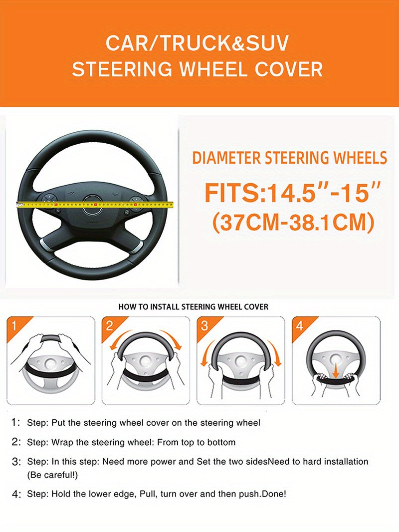 Car Steering Wheel Cover