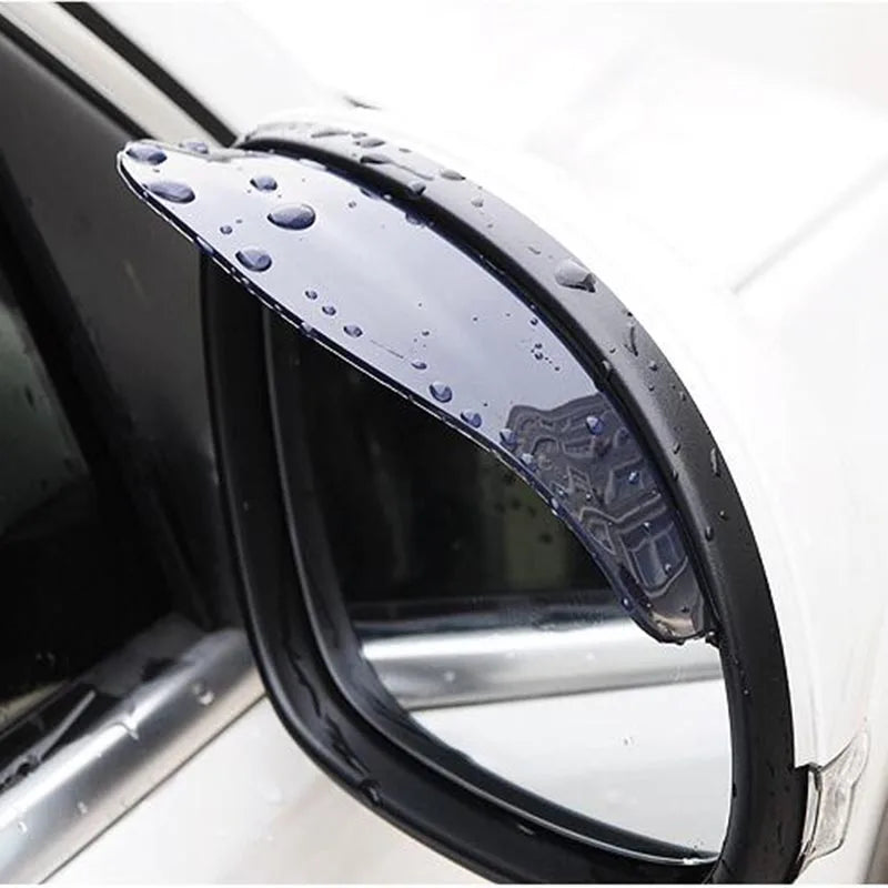 Universal Flexible PVC Rearview Mirror Protector Rain Cover