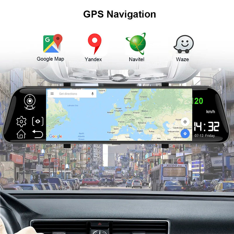 10" 4G Android Dash Cam with SIM Slot