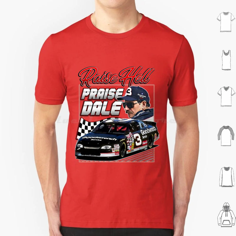 'Race Hell - PRAISE DALE' Retro 90s Style T-Shirt