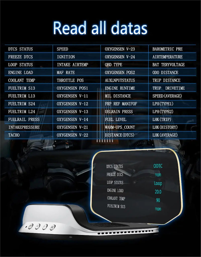 OBD2 HUD Head-Up Display