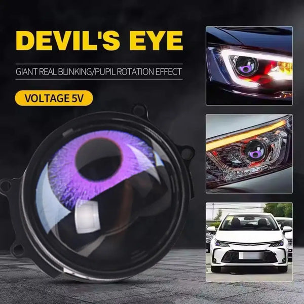 Devil's Eye Car LED Headlights with Dynamic Multi-modes