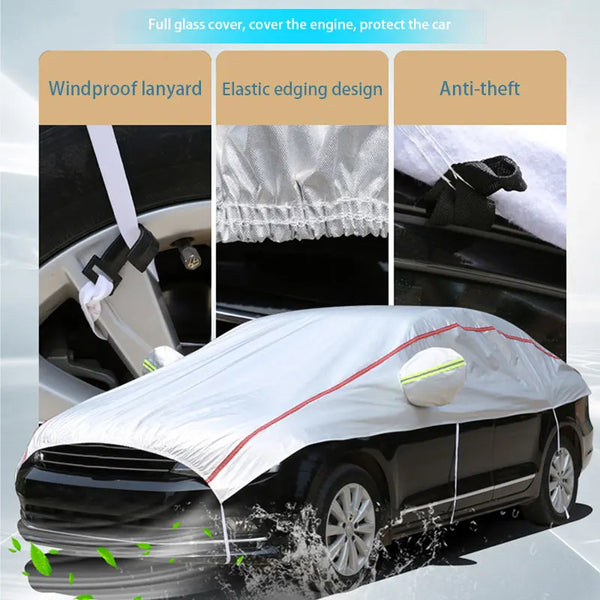 Universal Car Half Waterproof Outdoor Cover