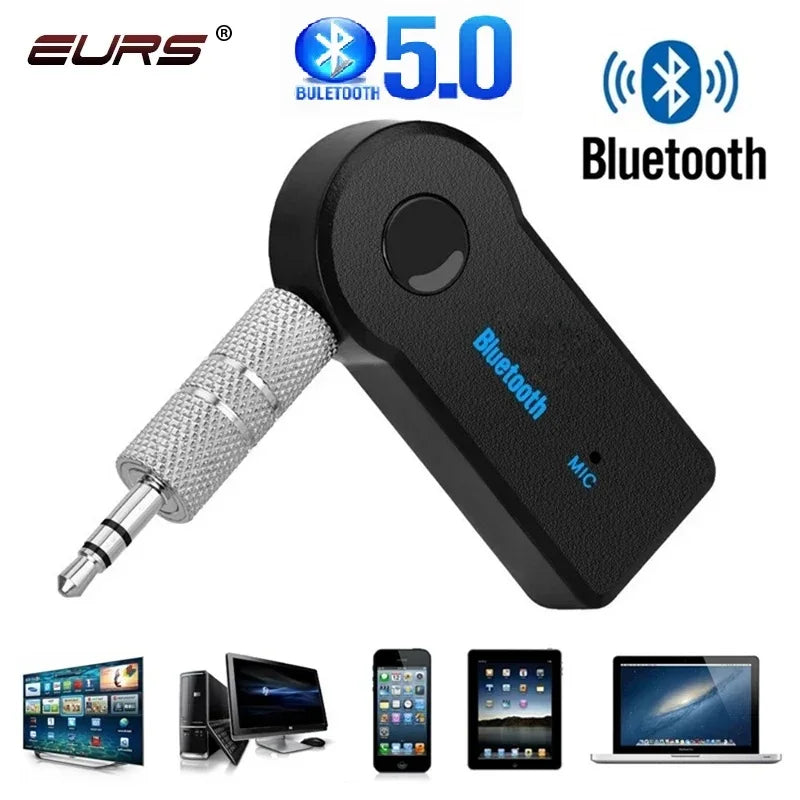 2 in 1 Wireless Bluetooth 5.0 Receiver Adapter with 3.5mm Jack