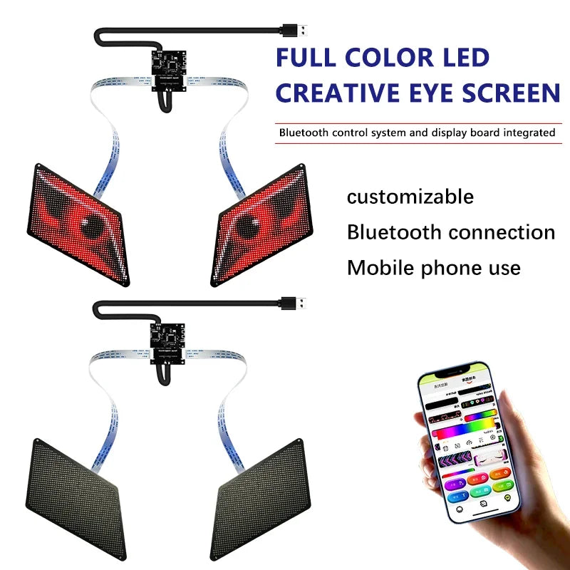 12V Blinking Eyes LED Display Panel