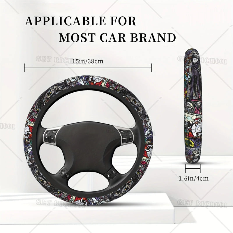 Christmas Theme Steering Wheel Cover