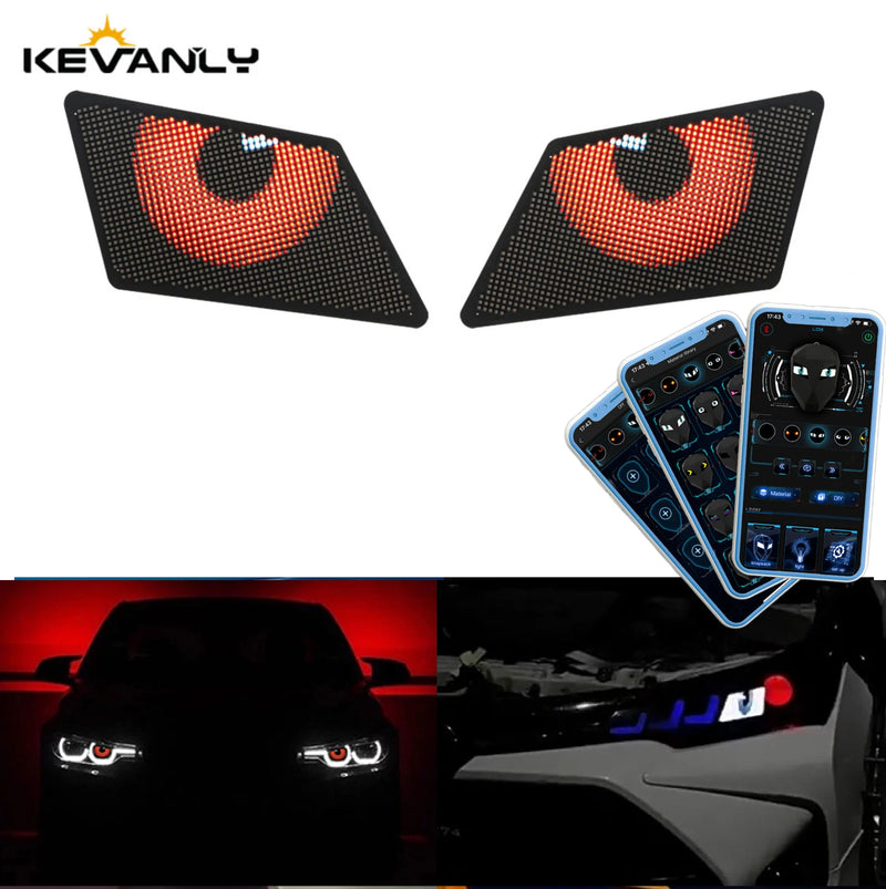 Devil's Eye Led Display For Car Headlight