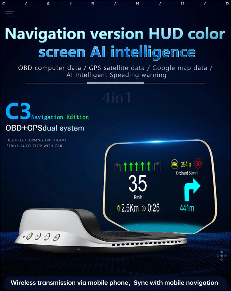 OBD2 HUD Head-Up Display