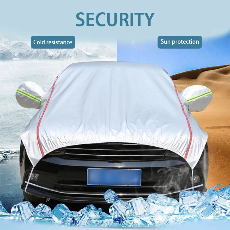 Universal Car Half Waterproof Outdoor Cover