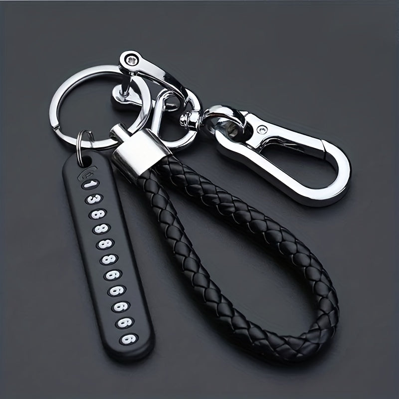 Anti-Loss Car Key Chain Phone Number Label